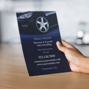 Auto-Aufbereitung Autowaschanlage Flyer Vorlage