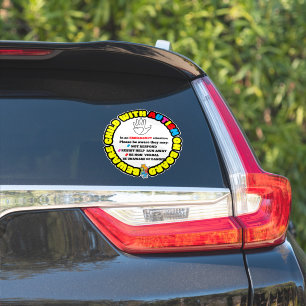 Auto-Aufkleber 'Kind mit Autismus an Bord' Aufkleber