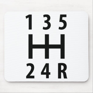 Auto-Auto-Gangschaltung 5 Mousepad