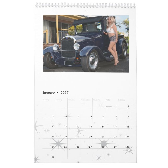 Auto-Auto-Kalender Kalender (Jan 2027)