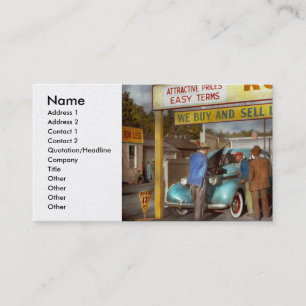 Auto - benutzt - das Verkaufsargument 1939 Visitenkarte