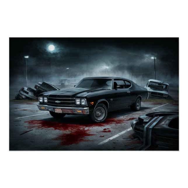 Auto-Black-Poster 06 Poster (Vorderseite)