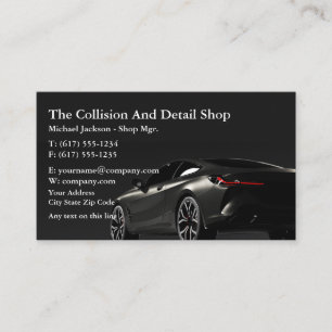 Auto Body Business Card Visitenkarte