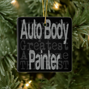 Auto Body Painter Extraordinator Keramikornament