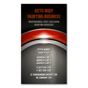 Auto Body Painting BERUFLICH Magnetische Visitenkarte