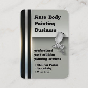 Auto Body Painting Metallic BERUFLICH Visitenkarte