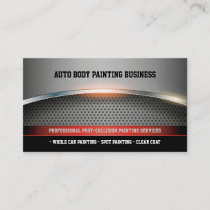 Auto Body Painting Modern Visitenkarte