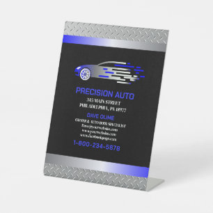 Auto Body Work Custom Car Paint Detection Collison Sockelschild