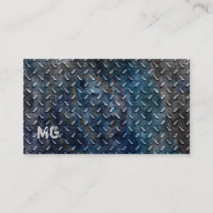 Auto Business Card Bauunternehmer Metall 3 Visitenkarte