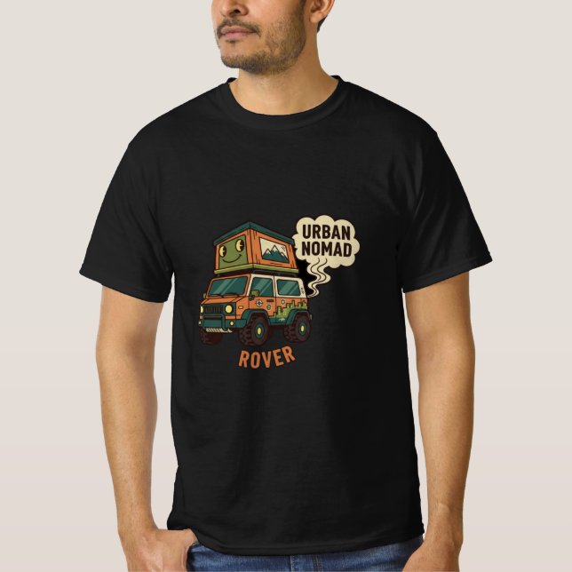 Auto-Camping-Ausrüstung für Micro-Camper-Abenteuer T-Shirt (Vorderseite)