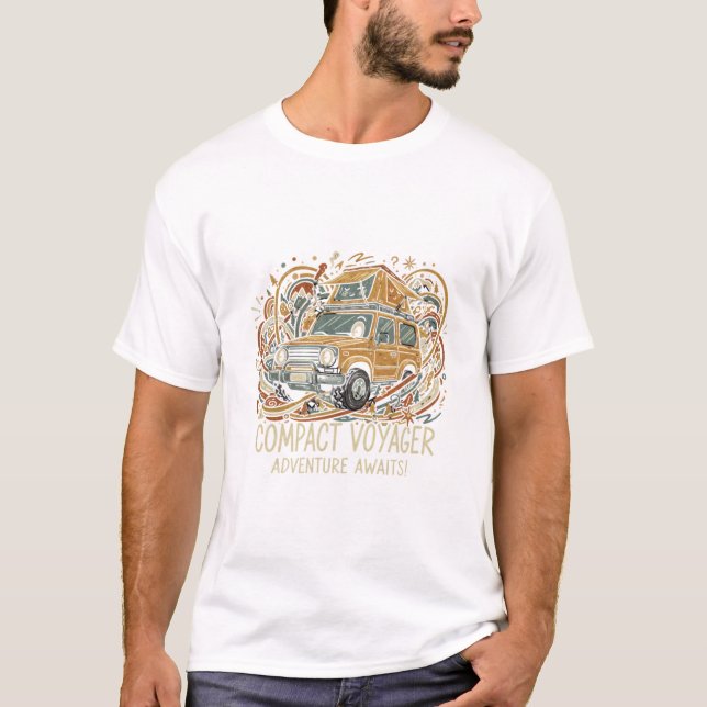 Auto-Camping-Ausrüstung für Micro-Camper-Lebensabe T-Shirt (Vorderseite)