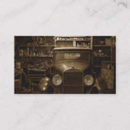 Auto Car Mechanic Technician Repair Shop Classic Visitenkarte