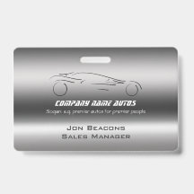 Auto Car on Brushed Steel - Sportscar-Vorlage