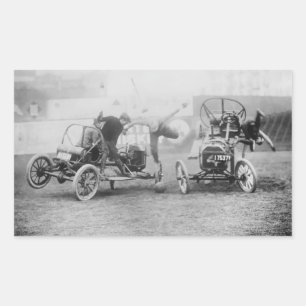 Auto Car Polo, Extreme Motorsport Coney Island Rechteckiger Aufkleber