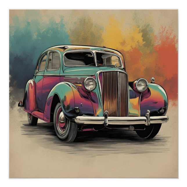 AUTO CAR POSTER (Vorderseite)