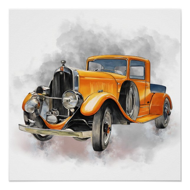 AUTO CAR POSTER (Vorderseite)