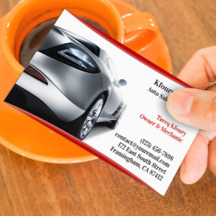 Auto Cars Business Card Visitenkarte