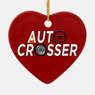 Auto Crosser Keramik Ornament