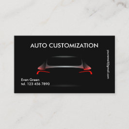 Auto Customizing Car Visitenkarte