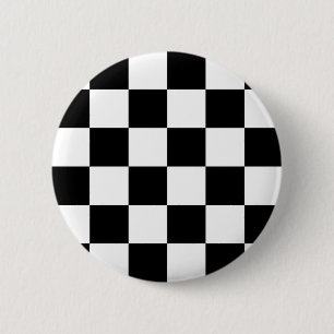 Auto, das karierte Checkered Flagge läuft Button