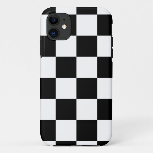 Auto, das karierte Checkered Flagge läuft Case-Mate iPhone Hülle (Rückseite)
