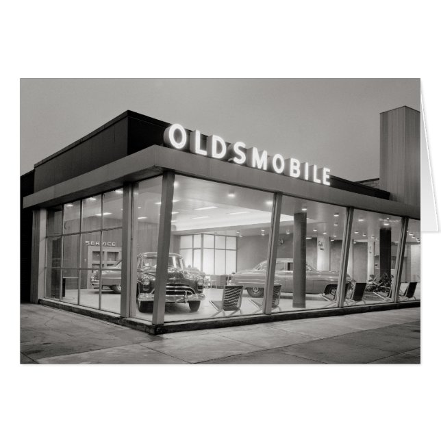 Auto-Dealetion Mitte des Jahrhunderts, 1950. (Vorderseite (Horizontal))