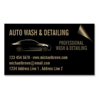 Auto Detail Reinigung Waschgold