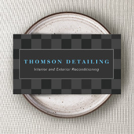 Auto-Detailansicht und Auto-Körperreparatur Visitenkarte