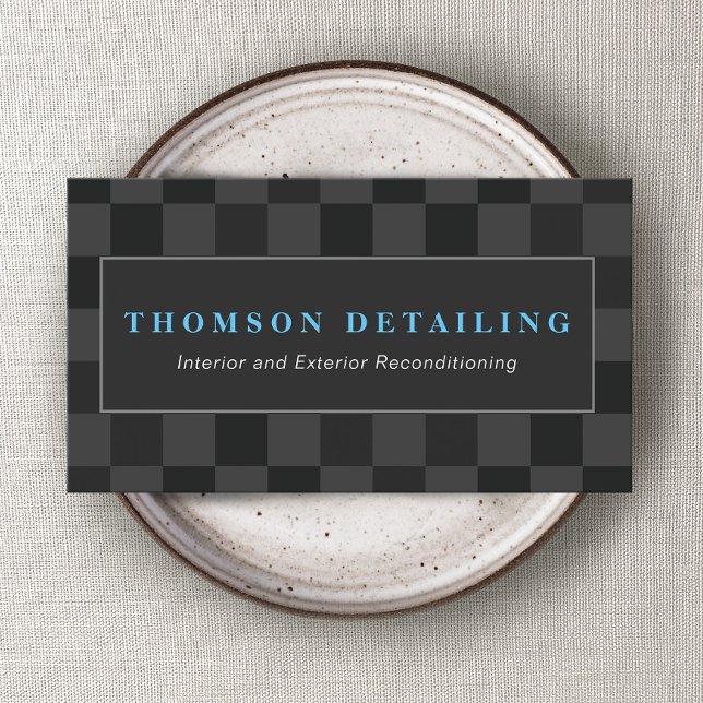 Auto-Detailansicht und Auto-Körperreparatur Visitenkarte (Von Creator hochgeladen)