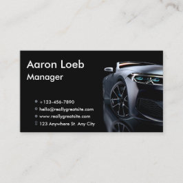 Auto Detailinformationen Reparatur des Auto Visitenkarte