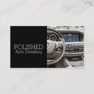 Auto-Detailing-Autowaschdienst Geschäftskarte Visitenkarte