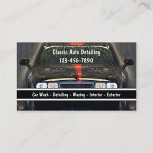 Auto-Detailing-Geschäftskarten Visitenkarte