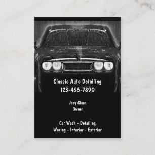 Auto-Detailing-Geschäftskarten Visitenkarte