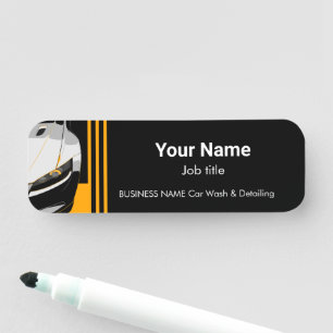 Auto-Detailing-Profi-Autowäsche Namensschild