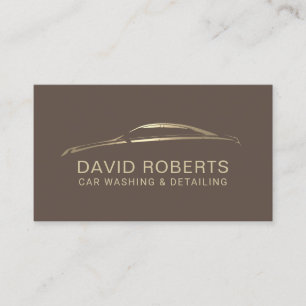 Auto Detection Automotive Car Reparatur Brown & Go Visitenkarte