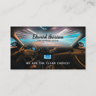 Auto-Fenster-Reparatur-Slogans Visitenkarte