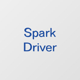 Auto-Fensterdekor für den Spark Delivery Driver Fensteraufkleber