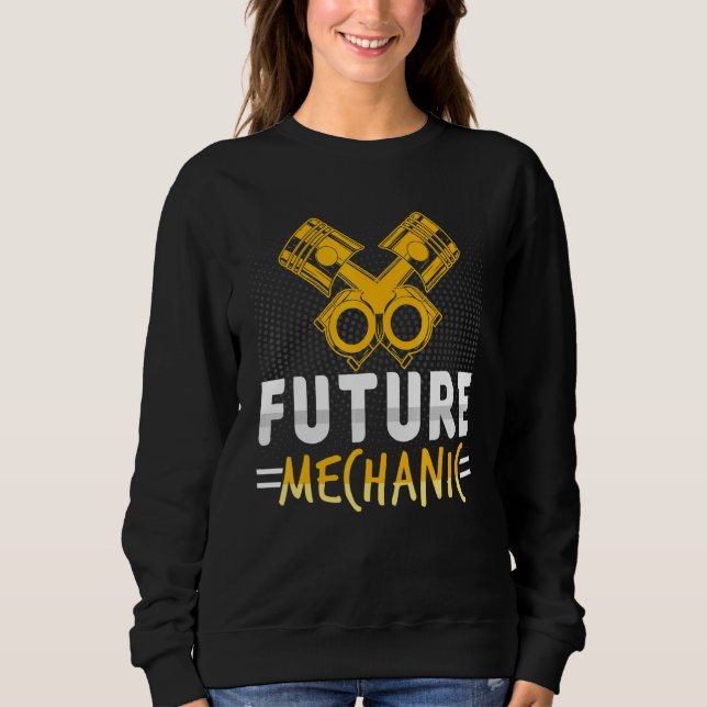 Auto-Fixierung zukünftiger mechanischer Auto für D Sweatshirt (Vorderseite)