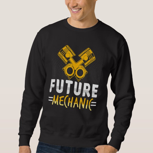 Auto-Fixierung zukünftiger mechanischer Auto für D Sweatshirt (Vorderseite)