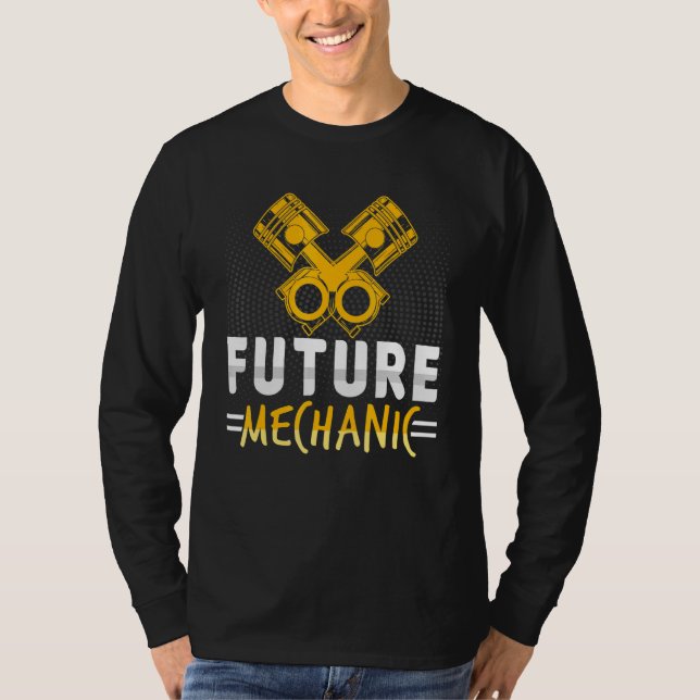 Auto-Fixierung zukünftiger mechanischer Auto für D T-Shirt (Vorderseite)