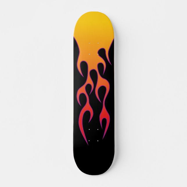 Auto-Flamme Skateboard (Vorne)