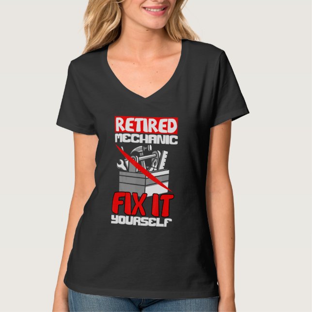 Auto für die Reparatur von Dieselfahrzeugen R T-Shirt (Vorderseite)