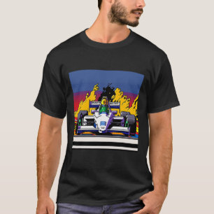 Auto für Mechanic Sports Fan Retro 90er Video Game T-Shirt