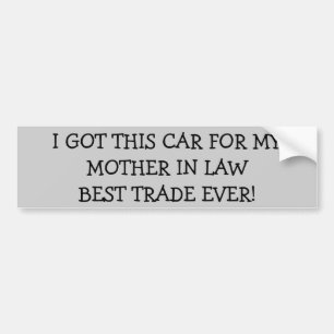 Auto für Mutter im Recht? Bester Handel je Autoaufkleber