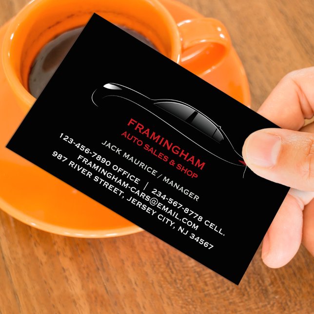 Auto - Gewerbekarte Visitenkarte (Von Creator hochgeladen)