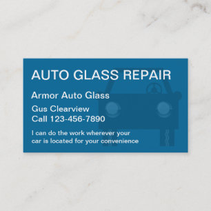 Auto Glass Business Cards Visitenkarte
