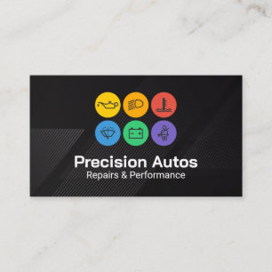 Auto Icons   Mechaniker-Autowerkstatt Visitenkarte
