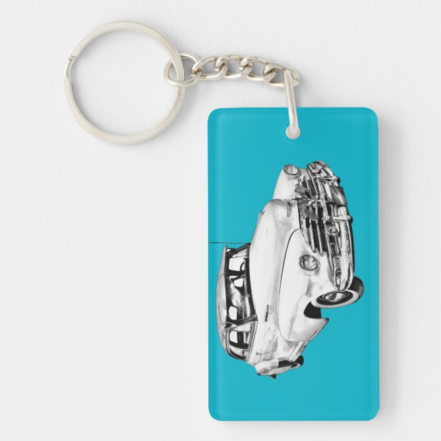 Auto-Illustration 1948 Chevrolets Fleetmaster Schlüsselanhänger (Vorderseite)