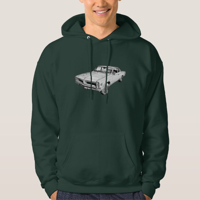 Auto-Illustration 1966 Pontiacs Le Mans Hoodie (Vorderseite)