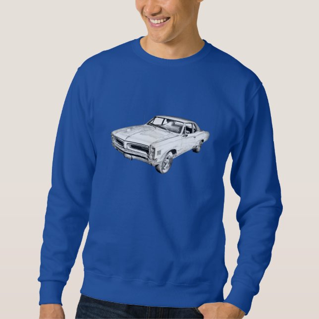 Auto-Illustration 1966 Pontiacs Le Mans Sweatshirt (Vorderseite)